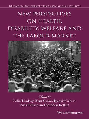cover image of New Perspectives on Health, Disability, Welfare, and the Labour Market